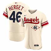Angels 46 Jimmy Herget Cream 2022 City Connect Flexbase Jersey Dzhi,baseball caps,new era cap wholesale,wholesale hats